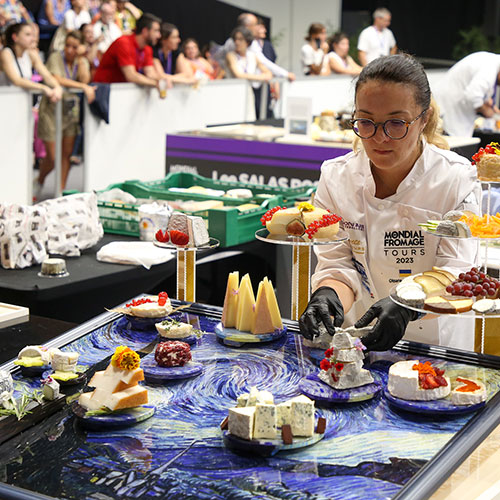 Le Mondial du Fromage et des Produits Laitiers, au Parc Expo de Tours du 14 au 16 septembre 2025.