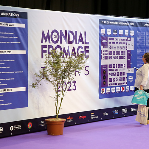 Le Mondial du Fromage et des Produits Laitiers, au Parc Expo de Tours du 14 au 16 septembre 2025.